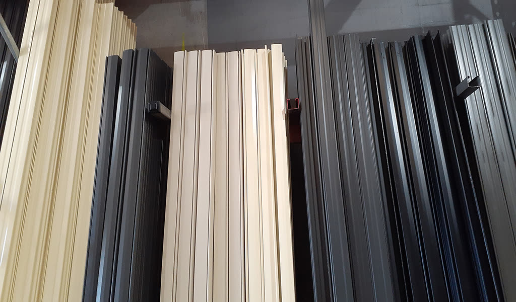 Colorbond sheets in stock at the Craigieburn warehouse