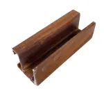 Aluminium Slat C Channel 5.8m Wood Look