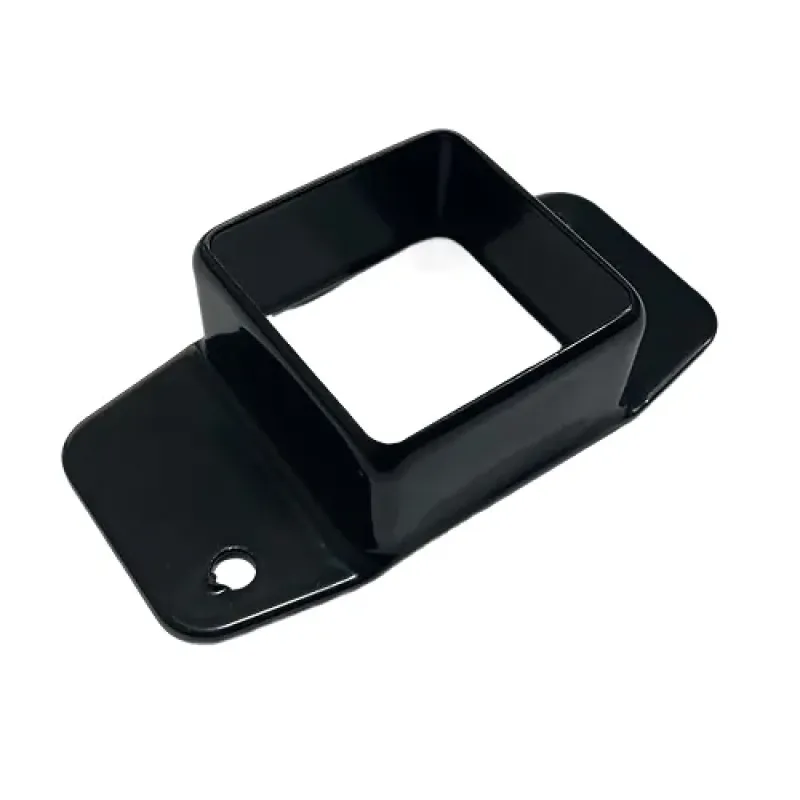 Bracket 40*40 GAL Steel Double Lug  - Black
