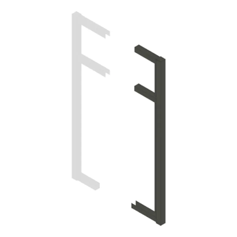 Gate Stiles (pair) 2100mm with 3 Horns