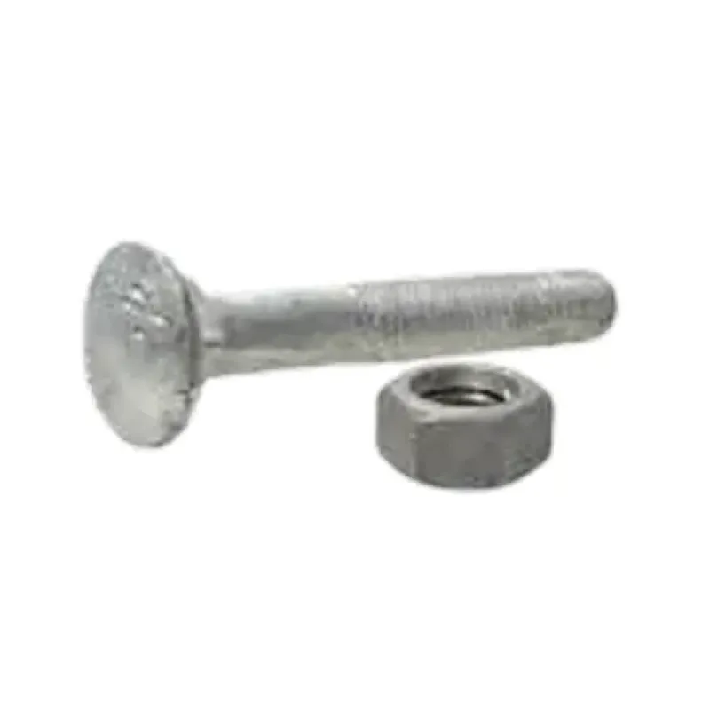 Bolt & Nut Cup Hd Sq Neck Mild Steel GALV M12*120mm