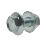 Bolt & Nut Hex Purlin Class 4.6 with 2 Wash ZINC M12*30mm