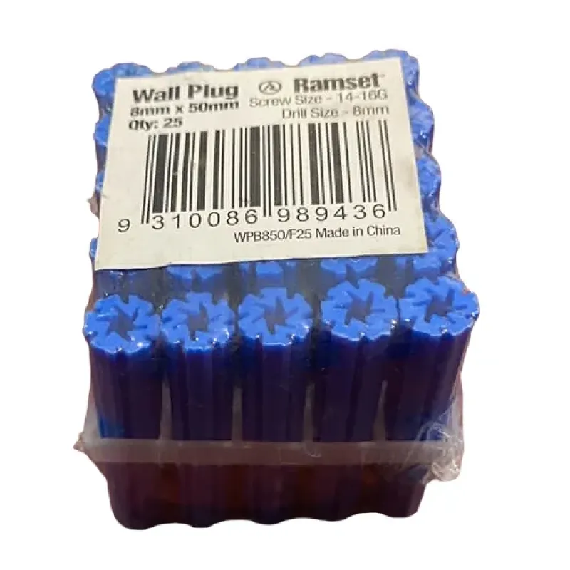 Plugs Wall Blue