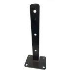 Flange 350x55 with Base (Shark Fin) for Colorbond Post
