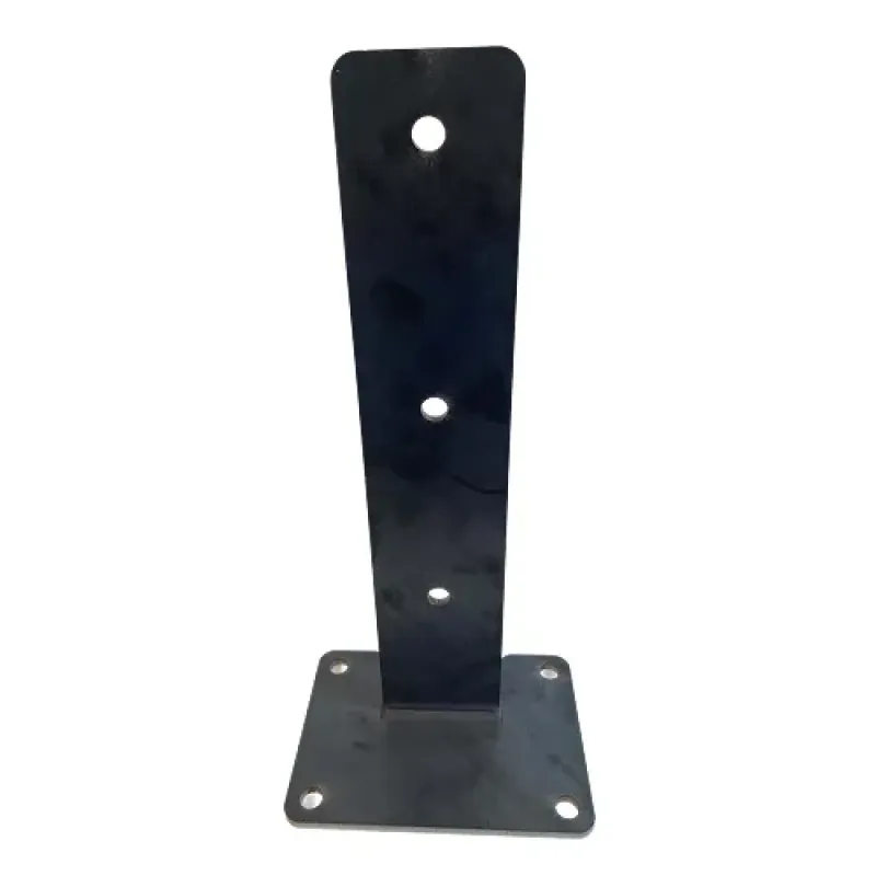 Flange 375x75 with Base (Shark Fin) for Timber Post