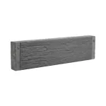 Concrete Sleeper Woodgrain Charcoal 200x75mm